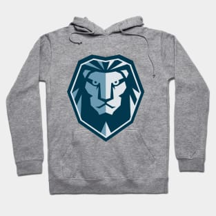 Iron Lion Head Illustration Hoodie